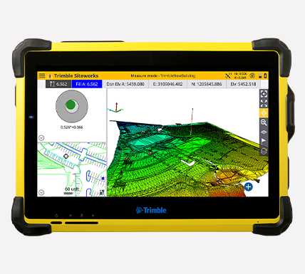 Trimble Sitworks software di gestione posizonamento calcolo volumi